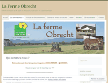 Tablet Screenshot of lafermeobrecht.com